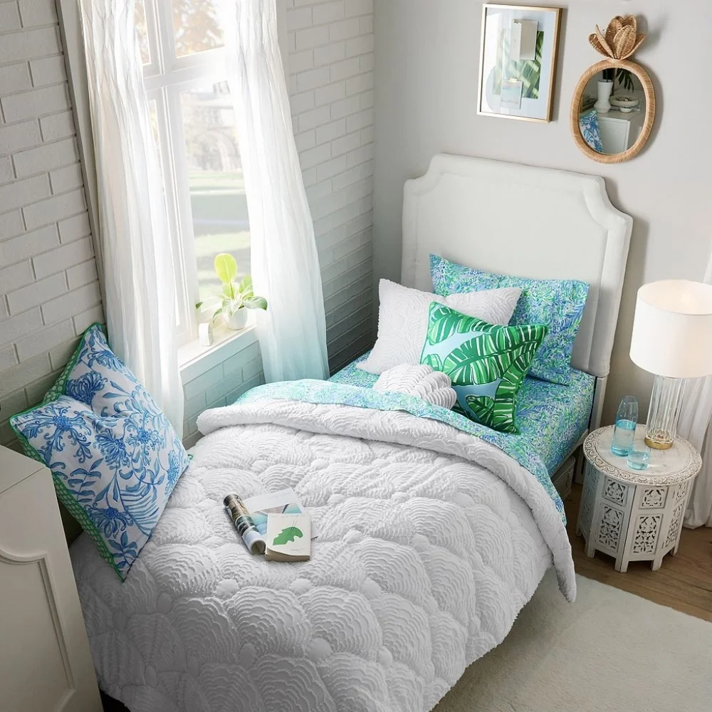 NWT Lilly Pulitzer Dandy Lion Organic Cotton Twin Sheets